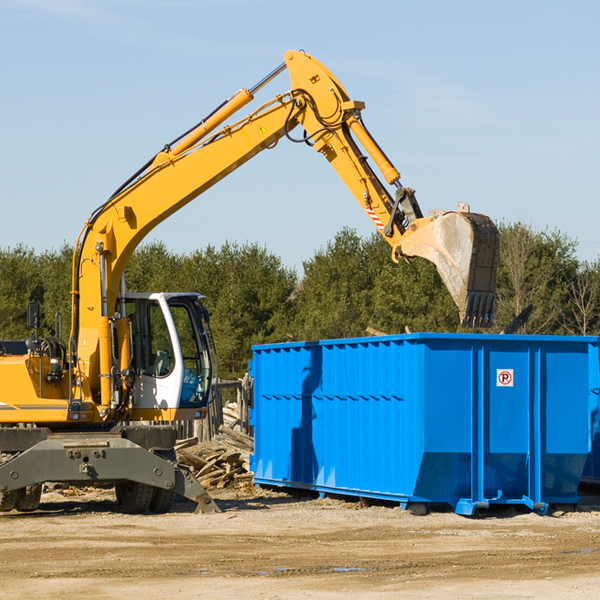 how does a residential dumpster rental service work in Livonia Center New York